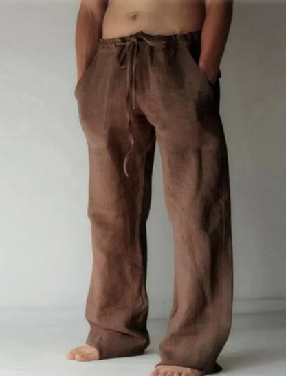 Variant image for Pantalon Lin Homme Baggy Confortable et Aéré-41