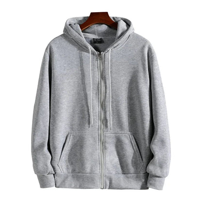 Unisex Fleece-Lined Zip-Up Hoodie 2