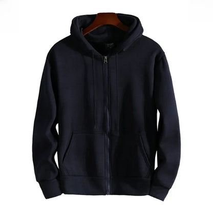 Unisex Fleece-Lined Zip-Up Hoodie 4