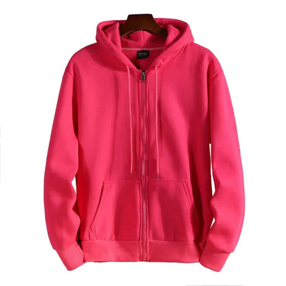 Unisex Fleece-Lined Zip-Up Hoodie 7