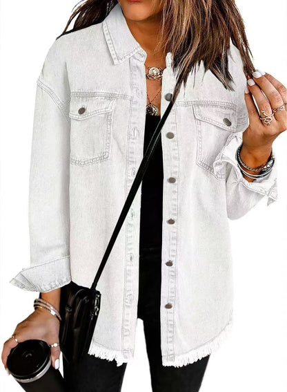 Women's Classic Everyday Denim Jacket 4