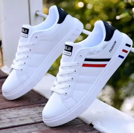 Women's Classic Sneakers - Comfortable White Sneakers 0