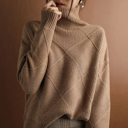 Women's Cozy Roll Collar Sweater 5