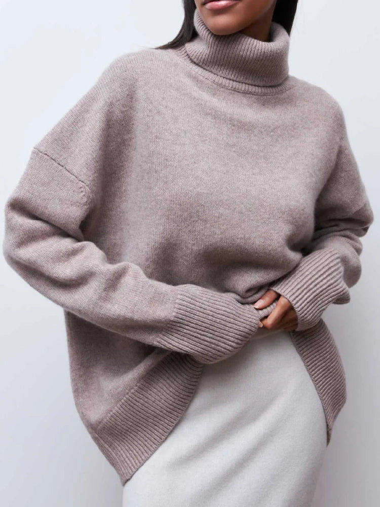 Women's Cozy Turtleneck Sweater 2