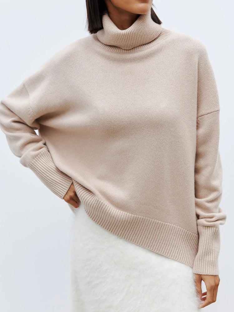 Women's Cozy Turtleneck Sweater 8