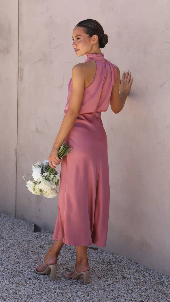 Women's Elegant Formal Dress with Neckholder Design 5