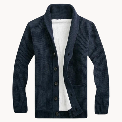 Women's Fleece Shawl Collar Cardigan 2