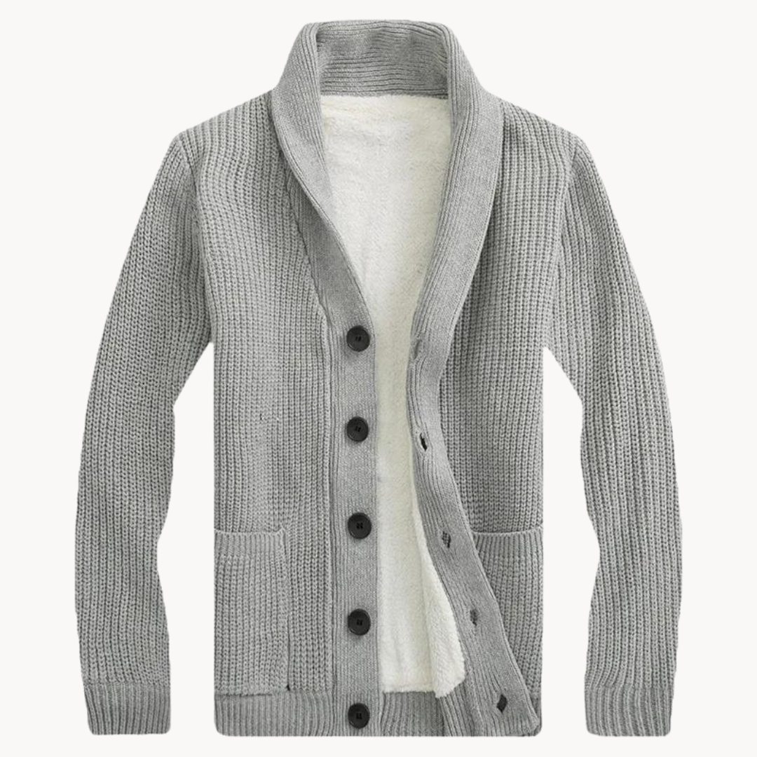 Women's Fleece Shawl Collar Cardigan 4