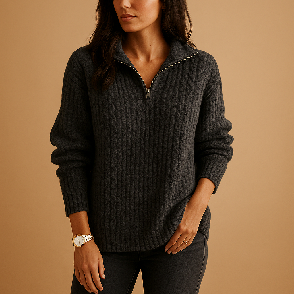 Women's Half-Zip Jumper 1