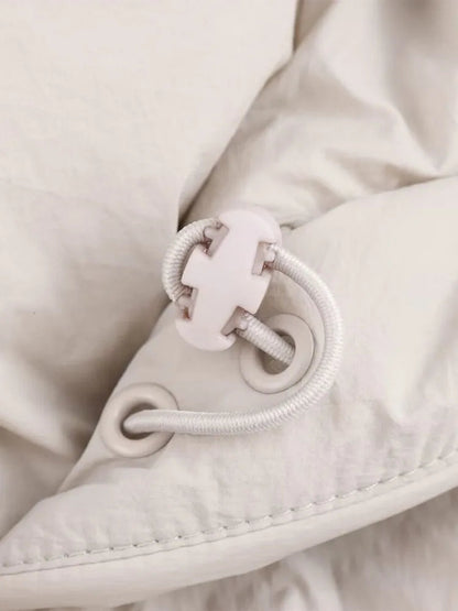 Women's Hooded Puffer Jacket with Quilted Design 6