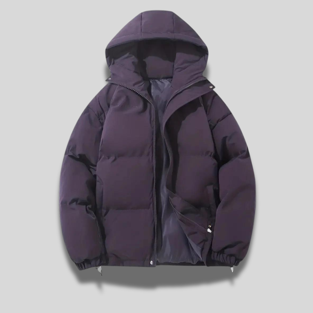 Women's Hooded Winter Coat - Insulated Long Puffer Coat 3