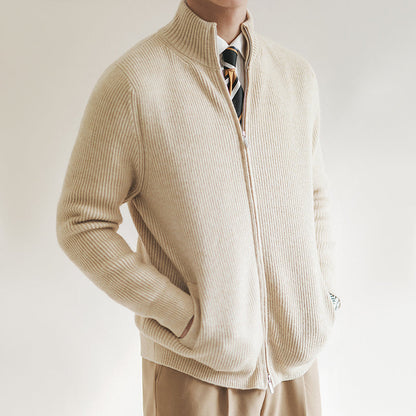 Men's Knitted Cardigan Sweater