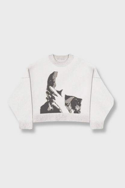Women's Knitted Crewneck Sweater 0