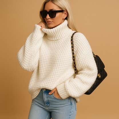 Women's Knitted Crop Sweater 0