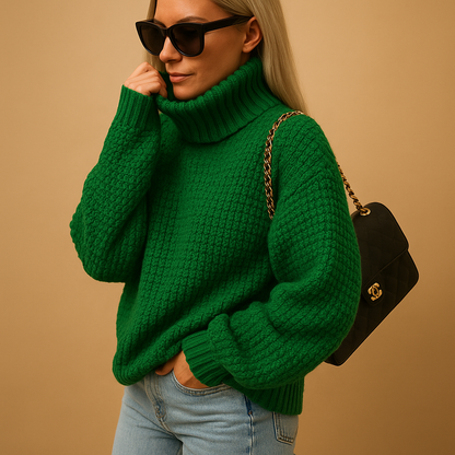 Women's Knitted Crop Sweater 3