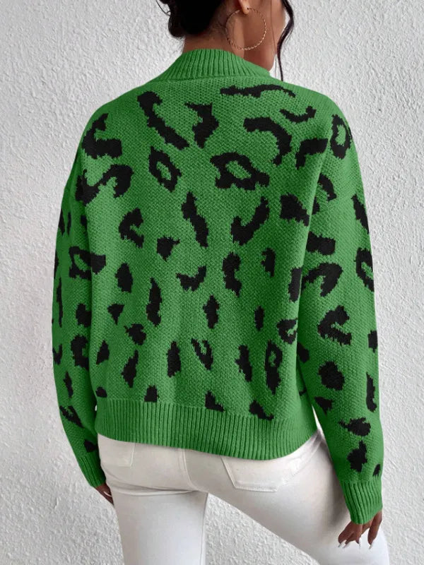 Women's Leopard Print Sweater 4
