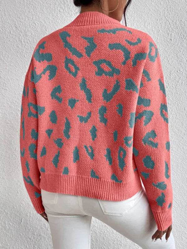 Women's Leopard Print Sweater 5
