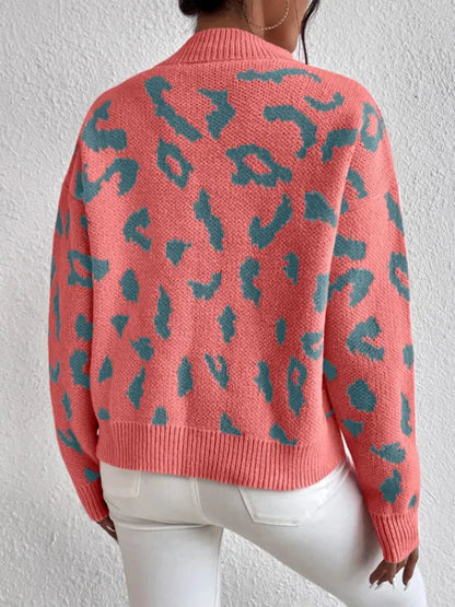 Women's Leopard Print Sweater 5