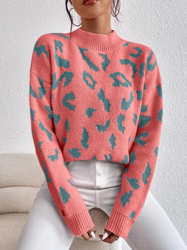Women's Leopard Print Sweater 6