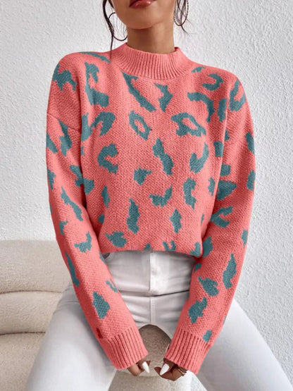 Women's Leopard Print Sweater 6