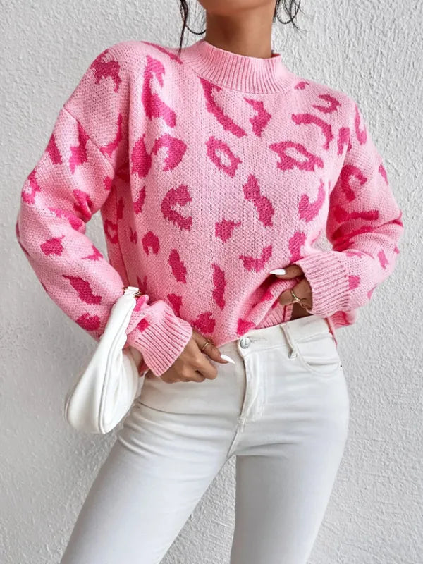 Women's Leopard Print Sweater 7