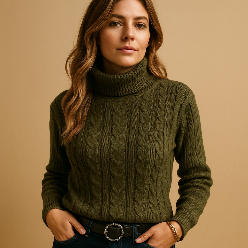 Women's Lightweight Turtleneck Jumper 1