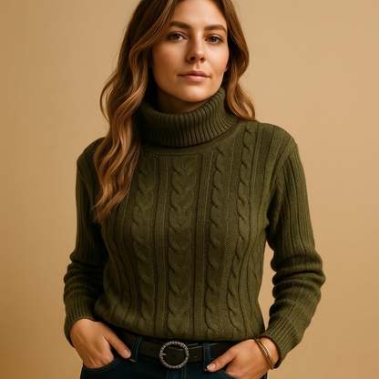 Women's Lightweight Turtleneck Jumper 1