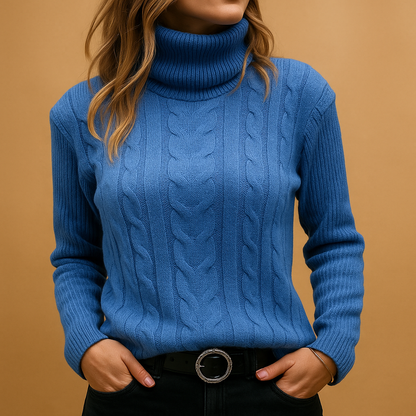 Women's Lightweight Turtleneck Jumper 2
