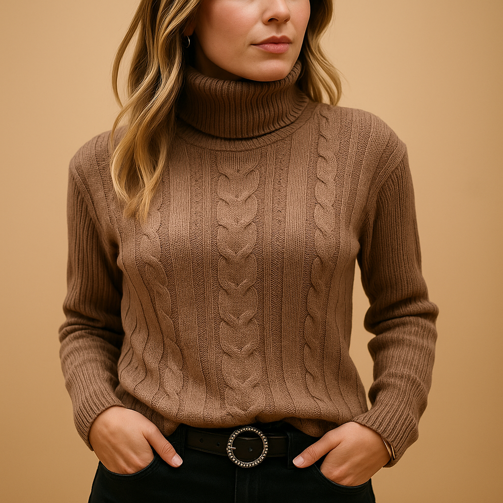 Women's Lightweight Turtleneck Jumper 3