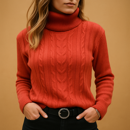 Women's Lightweight Turtleneck Jumper 4