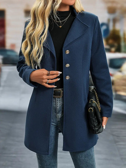 Women's Long Winter Coat - Elegant Design for Cold Weather 0