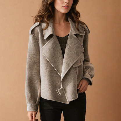 Women's Long Wool Coat for Winter Elegance 0