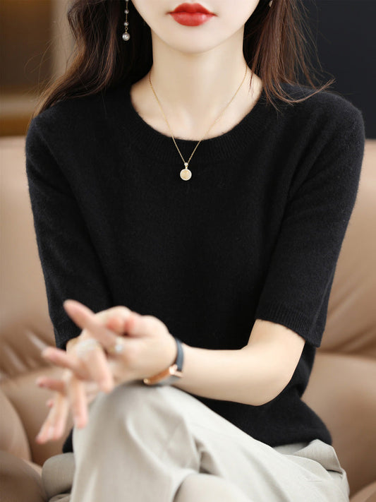 Women's Merino Wool Blend Jumper for Ladies 0