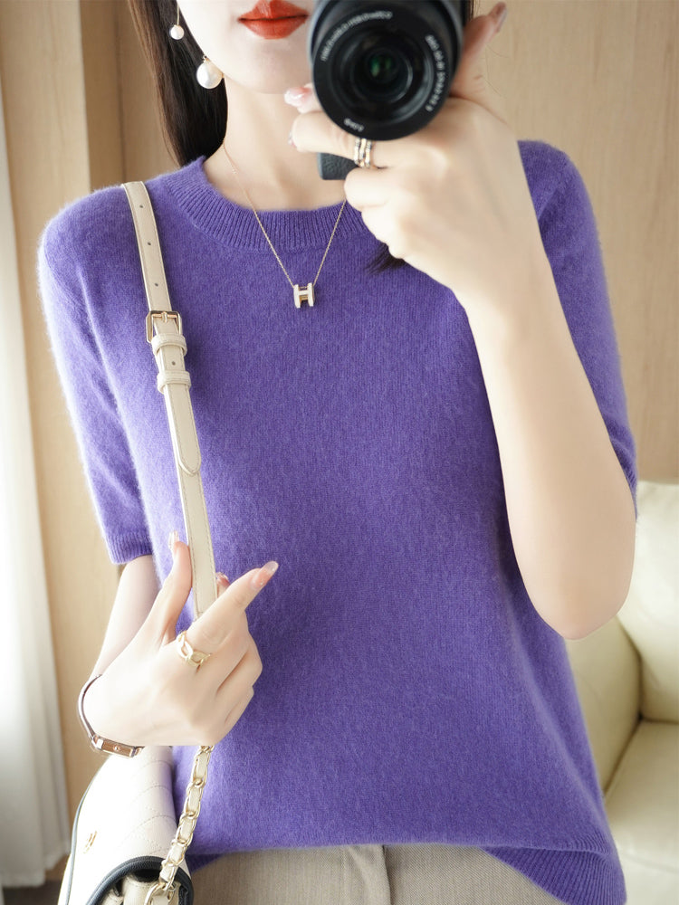 Women's Merino Wool Blend Jumper for Ladies 10