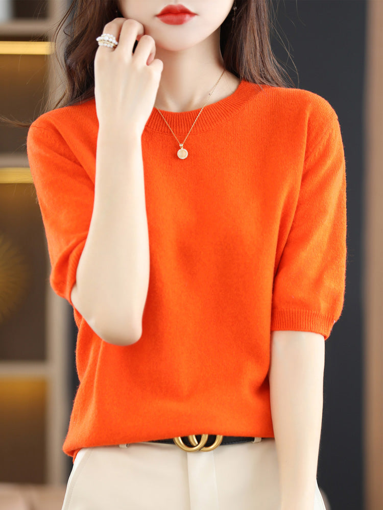 Women's Merino Wool Blend Jumper for Ladies 13