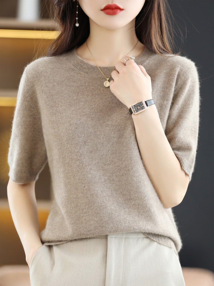 Women's Merino Wool Blend Jumper for Ladies 15