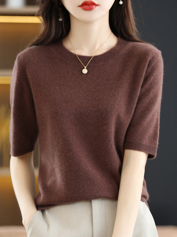 Women's Merino Wool Blend Jumper for Ladies 17
