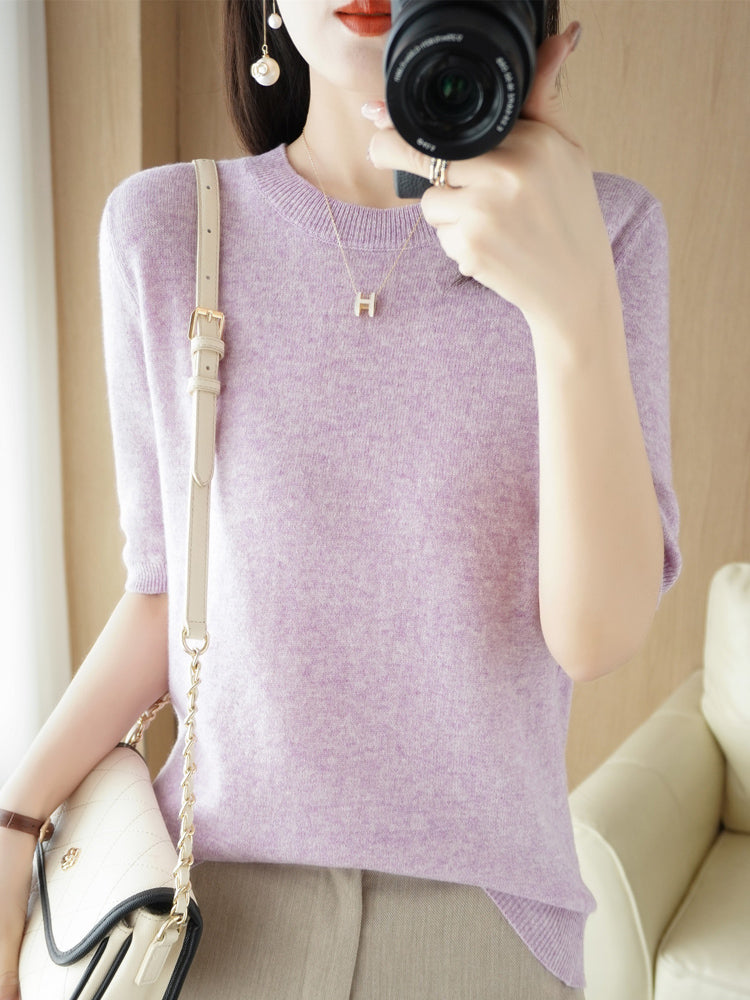 Women's Merino Wool Blend Jumper for Ladies 4