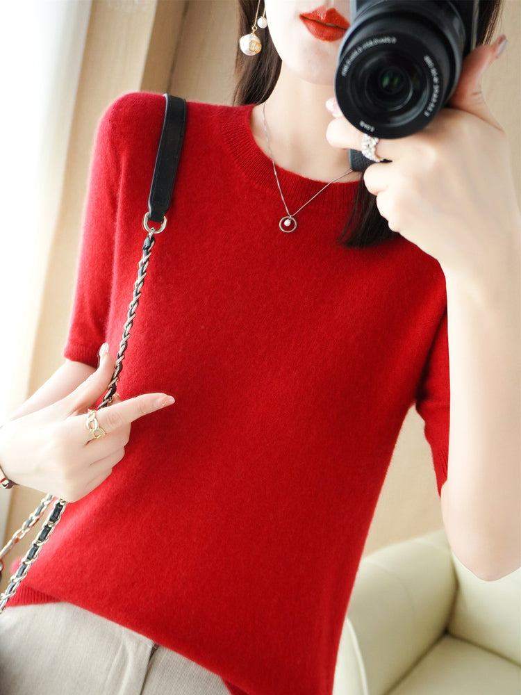 Women's Merino Wool Blend Jumper for Ladies 5