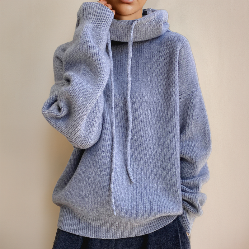 Women's Merino Wool Turtleneck Sweater 4