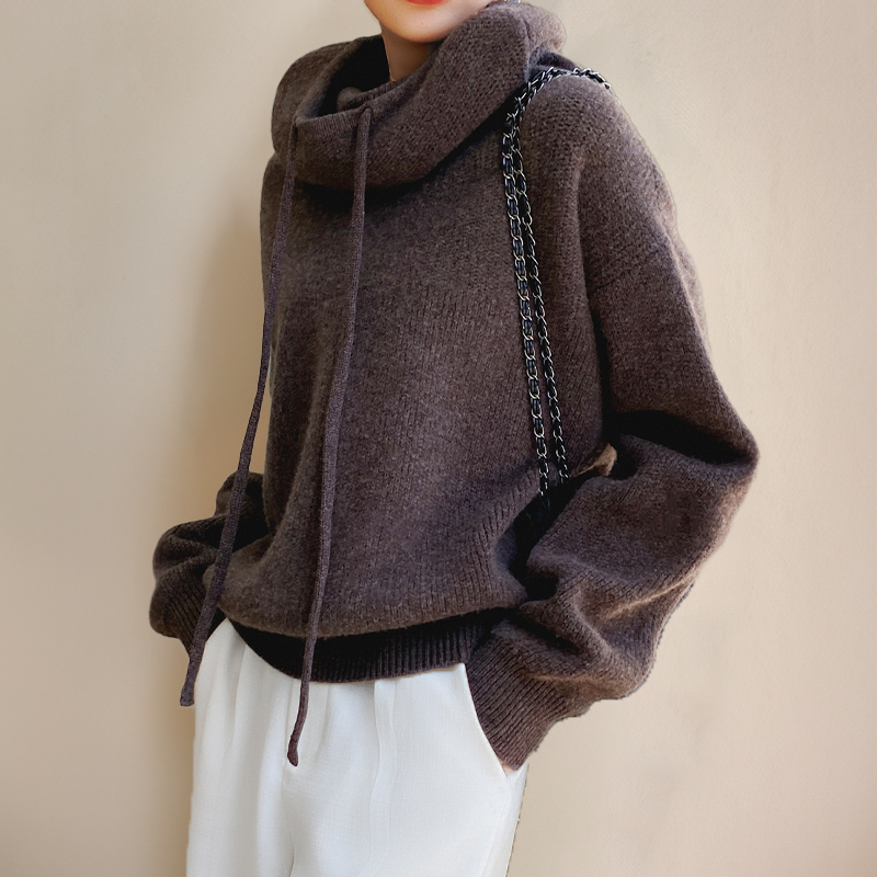 Women's Merino Wool Turtleneck Sweater 5