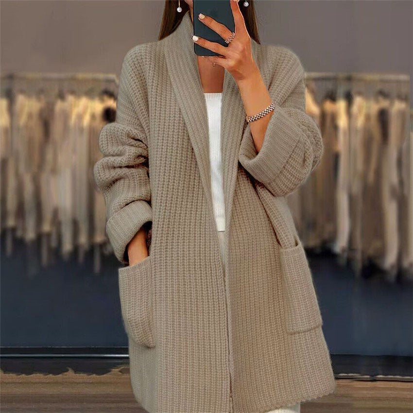 Women's Oversized Cardigan with Pockets 0