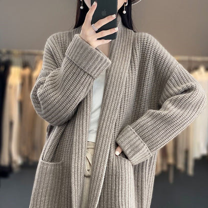 Women's Oversized Cardigan with Pockets 2