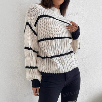Women's Oversized Chunky Knit Sweater 3