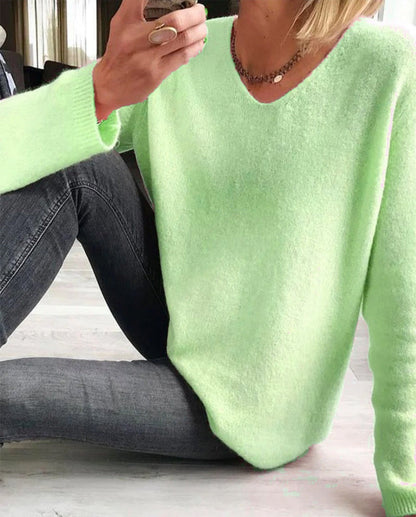 Women's Oversized Long Sleeve Sweater 9
