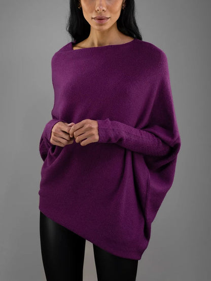 Women's Oversized Off Shoulder Sweater 10