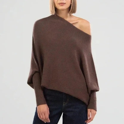 Women's Oversized Off Shoulder Sweater 9