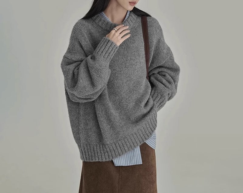 Women's Oversized Pullover Sweater 0