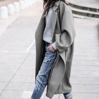 Women's Oversized Wool Blend Coat 2