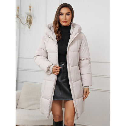 Women's Quilted Hooded Coat 2